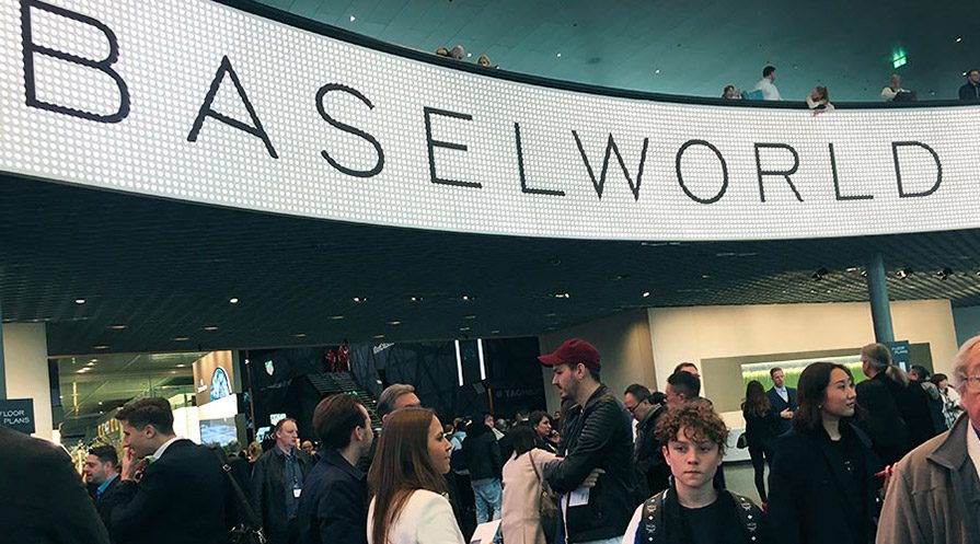 The Baselworld entrance in 2018, photographed by GoTop on their own visit.
